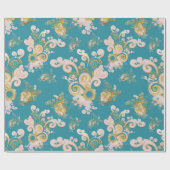 Joyful abstract flower - ontwerp cadeaupapier (Vlak)