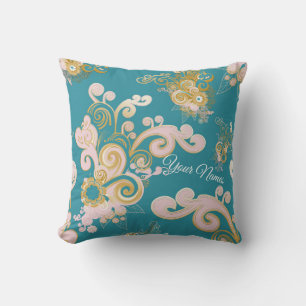 Joyful abstract flower - ontwerp kussen