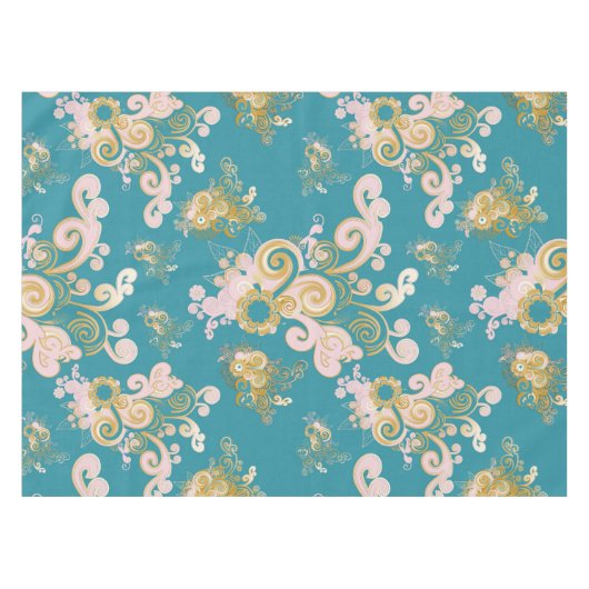 Joyful abstract flower - ontwerp tafelkleed (Voorkant (Horizontaal))