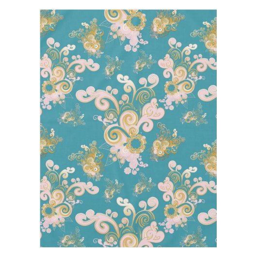 Joyful abstract flower - ontwerp tafelkleed (Voorkant)