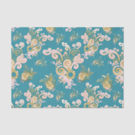 Joyful abstract flower - ontwerp tissuepapier