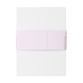 Joyful Abstract roze, Sky-blue - roze bloemen Uitnodigingen Wikkel (Achterkant Voorbeeld)