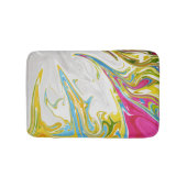 Joyful Abstract schilderen | Beste kleurrijke fijn Badmat (Voorkant)