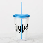 Joyful Acryl Drinkbeker (Voorkant)