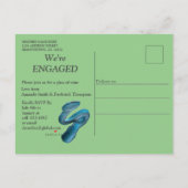 Joyful African Oerwoud Invitation Briefkaart (Achterkant)