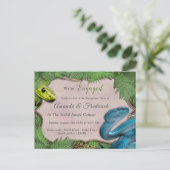 Joyful African Oerwoud Invitation Briefkaart (Staand voorkant)