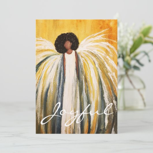 Joyful Angel Holiday Flat Kaart (Staand voorkant)