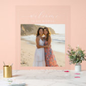 Joyful Beach Romantic Photo Acryl Bord (Huwelijk)