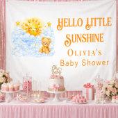 Joyful Bear Baby Shower Party Decor Backdrops Spandoek
