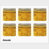 Joyful Beer Galaxy a Celestial Quenching Vierkante Sticker (Vel)
