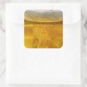 Joyful Beer Galaxy a Celestial Quenching Vierkante Sticker (Tas)