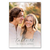 Joyful Beige Romantic Photo Kaart (Voorkant)