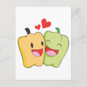Joyful Bell Pepper Lovers Briefkaart (Voorkant)