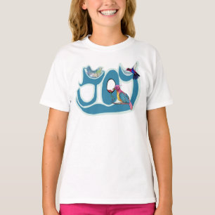Joyful Birds - Artistiek symbool van vreugde in kl T-shirt