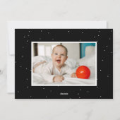 Joyful Black Trees 2 Foto Feestdagenkaart (Achterkant)