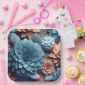 Joyful Blossom-kartonnen zakken Papieren Bordje (Feest)