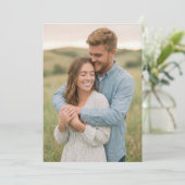 Joyful Blue Natural Photo Kaart (Staand voorkant)