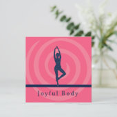 Joyful Body – Quiet Intention Art Card Feestdagenkaart (Staand voorkant)
