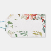 Joyful Boughs of Holly Cadeaulabel (Achterkant Horizontaal)