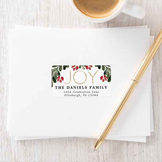 Joyful Boughs of Holly Etiket (Insitu)