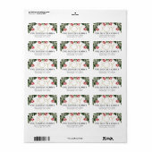Joyful Boughs of Holly Etiket (Full Sheet)