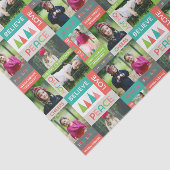 Joyful & Bright Holiday 5 Foto Collage Tissuepapier (Detail)