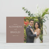 Joyful Brown Nature Portrait Bedankkaart (Staand voorkant)