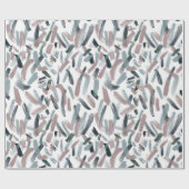 Joyful Brush Strokes Wrapping Paper Cadeaupapier (Vlak)