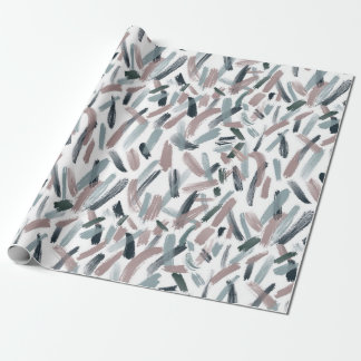 Joyful Brush Strokes Wrapping Paper Cadeaupapier