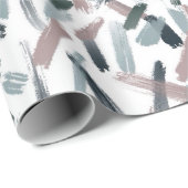 Joyful Brush Strokes Wrapping Paper Cadeaupapier (Rol Hoek)