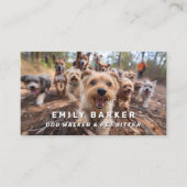 Joyful Canine Parade Professionele Hond Walker Visitekaartje (Voorkant)