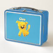 Joyful Cartoon Animals – Whimsical Kids Lunch Box (Voorkant)