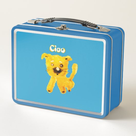 Joyful Cartoon Animals – Whimsical Kids Lunch Box (Voorkant)