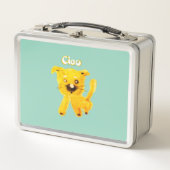 Joyful Cartoon Animals – Whimsical Kids Lunch Box (Voorkant)