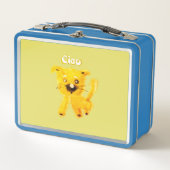 Joyful Cartoon Animals – Whimsical Kids Lunch Box (Voorkant)