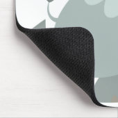 Joyful Cartoon Elephant Mousepad Muismat (Hoek)