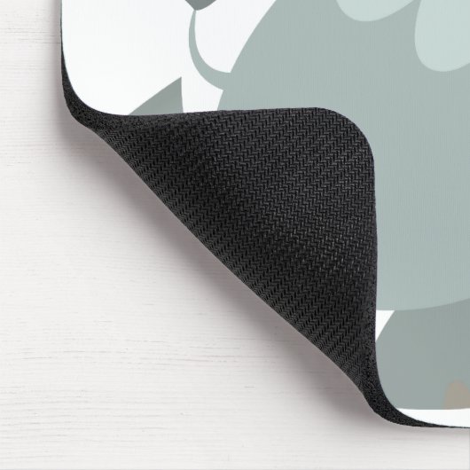 Joyful Cartoon Elephant Mousepad Muismat (Hoek)