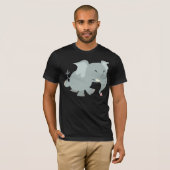Joyful Cartoon Elephant T-shirt (Voorkant volledig)