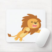 Joyful Cartoon Lion mousepad Muismat (Met muis)