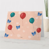 Joyful Cat Birthday Kaart (Achterkant)