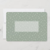 Joyful | Chalkboard Typography Flat Holiday Kaart (Achterkant)