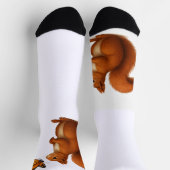 Joyful Chase – Happy Squirrel & Butterfly Sokken (Top)