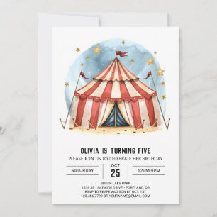 Joyful Children's Festival Circus Verjaardag Kaart