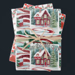 Joyful Christmas combo Inpakpapier Vel<br><div class="desc">Herfst verliefd op de lichte verschuiving weg van de traditionele rode en groene kerstkleuren. Gedempte,  en complementaire bosgreens,  salie en cranberrykoralen. 1) Whimsical spelen op de tekst "Dashing" naar oma's huis,  2) Holly bessen waterverf,  en 3} Joy heerlijk geschreven in bessen gevulde slinger. Vraag naar digitale downloads.</div>