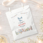 Joyful Christmas Dank u Baby shower Favor Bag Bedankzakje (Geknipt)