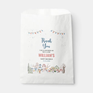 Joyful Christmas Dank u Baby shower Favor Bag Bedankzakje