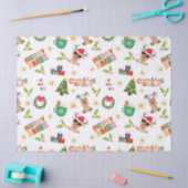 Joyful Christmas Design Tissue Paper for presents Tissuepapier (Craft)
