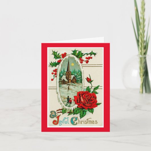  Joyful Christmas Holiday Kaart (Voorkant)