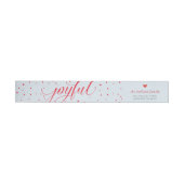 JOYFUL CHRISTMAS HOLIDAY stijlvolle kalligrafie ro (Individueel)
