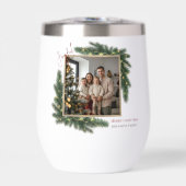 Joyful Christmas Personalized Photo Family Tumbler (Voorkant)
